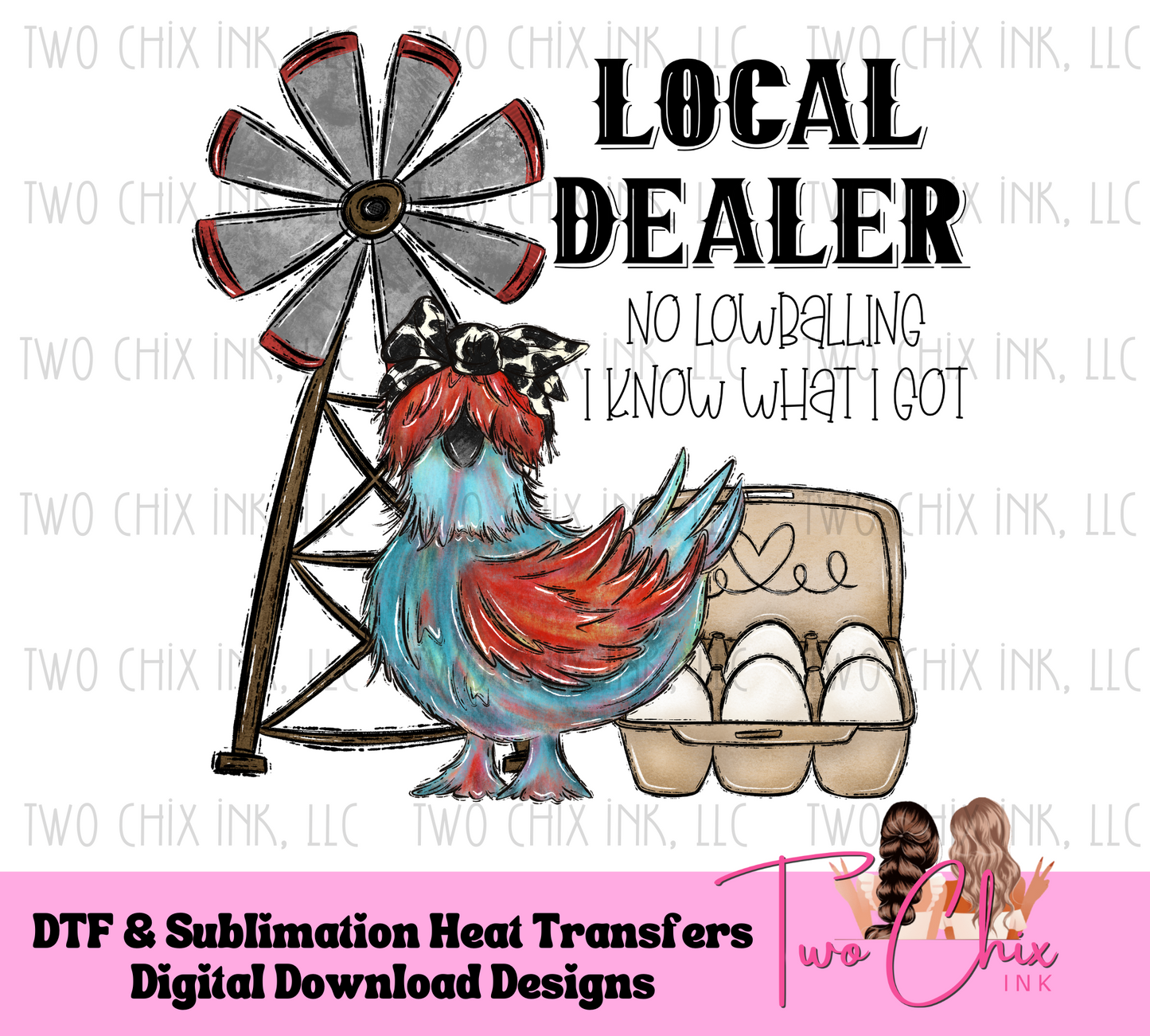 Local Egg Dealer No Low Balling Ready to Press Heat Transfer | DTF | Sublimation