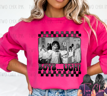 Boys Ugh Valentine Graphic Tee & Sweatshirt