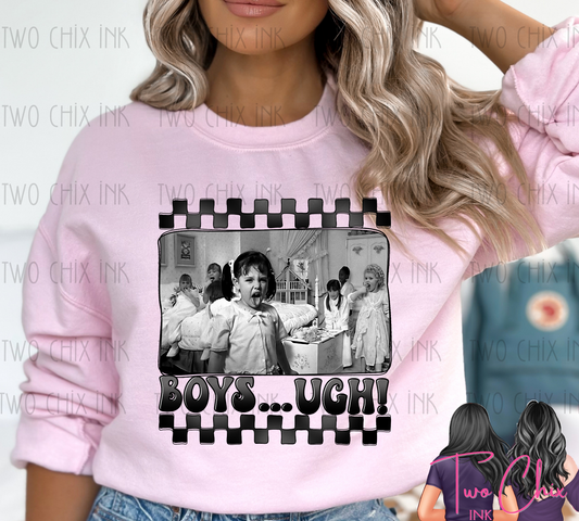 Boys Ugh Valentine Graphic Tee & Sweatshirt