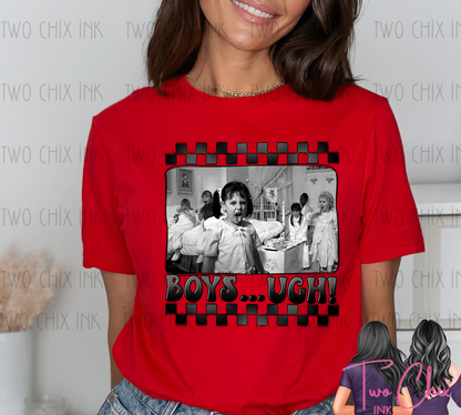 Boys Ugh Valentine Graphic Tee & Sweatshirt