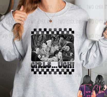 Girls Ugh Valentine Graphic Tee & Sweatshirt