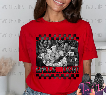 Girls Ugh Valentine Graphic Tee & Sweatshirt