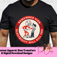 Vintage, Retro Style, Remember Kids, Electricity Will Kill You, DTF Tshirt, Transfer Ready to Press