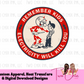 Vintage, Retro Style, Remember Kids, Electricity Will Kill You, DTF Tshirt, Transfer Ready to Press