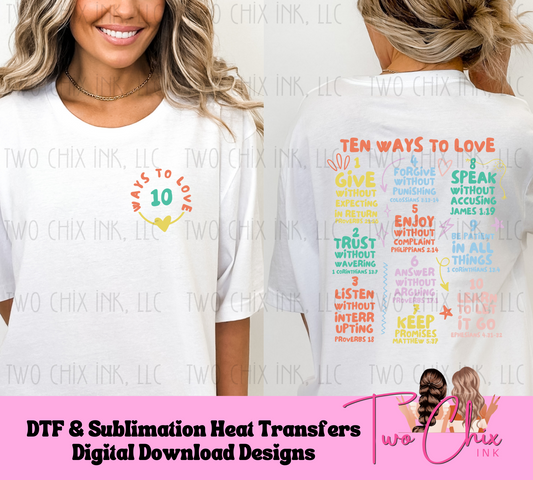 10 Ways to Love Ready to Press DTF Heat Transfer